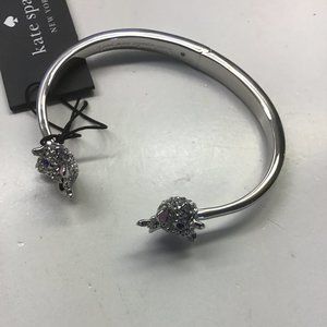 Kate Spade New Pave Cat Hinged Cuff Bracelet